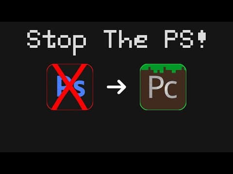 This Thumbnail Was Made in Minecraft